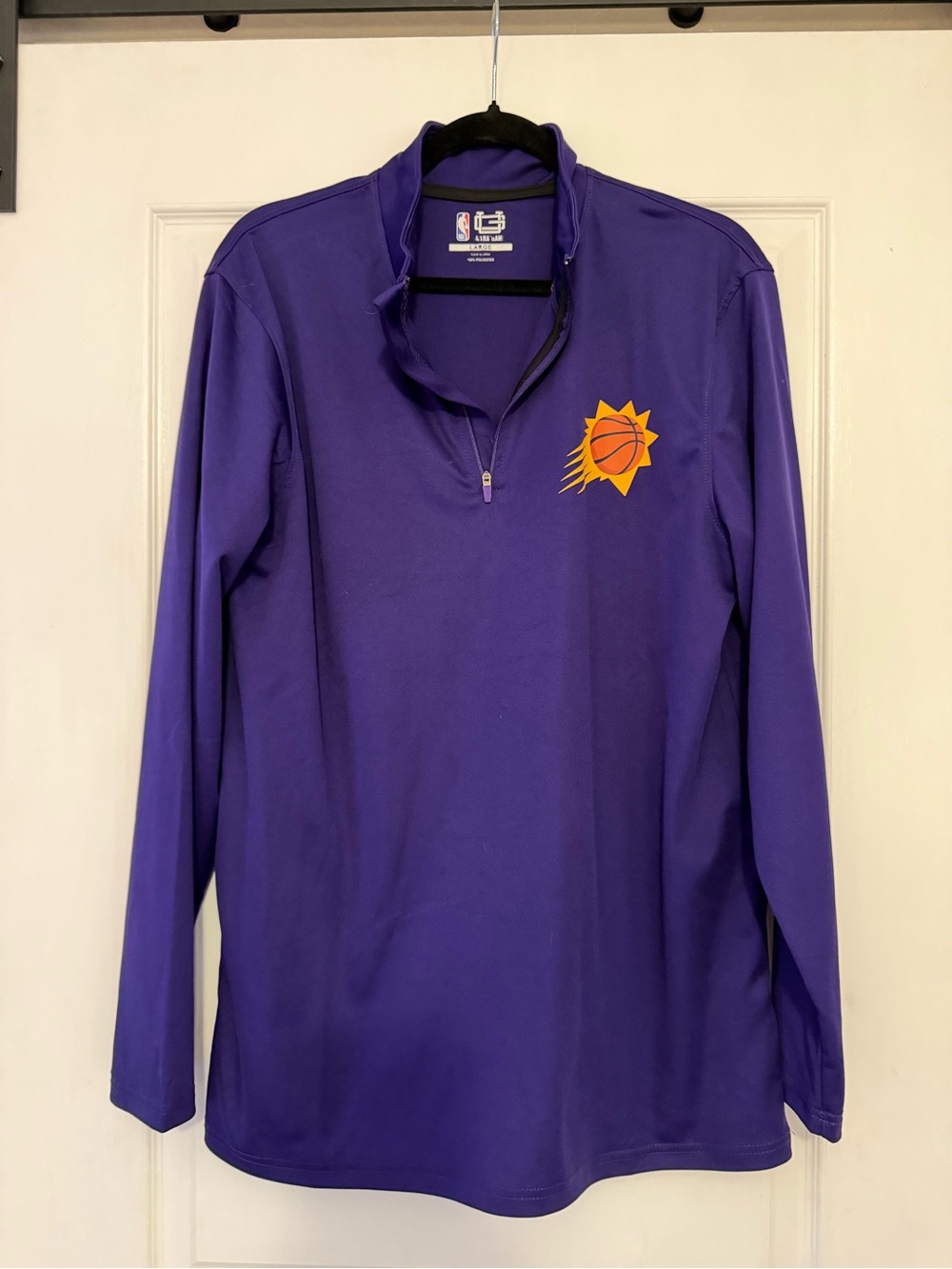 Team Apparel Purple Phoenix Suns Quarter-Zip Pullover